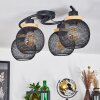 REIDEN Ceiling Light black, 4-light sources