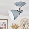 KOPPOM Ceiling Light chrome, grey, 1-light source