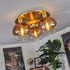 PASCAL Ceiling Light brass, 3-light sources