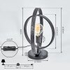 TERCEL Table lamp black, 1-light source