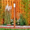 GABORONE path light brown, Wood like finish, 1-light source