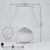 BODIN Table lamp white, 1-light source
