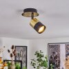 BARASAT Ceiling Light brass, black, 1-light source
