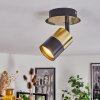 BARASAT Ceiling Light brass, black, 1-light source