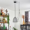 STETTLER Pendant Light black, 1-light source