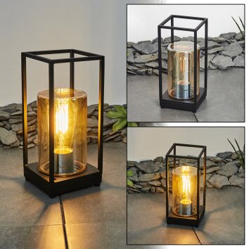 PALANGA outdoor floor lamp black, 1-light source