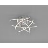 Fischer & Honsel CROSS TW Ceiling Light LED matt nickel, 6-light sources, Remote control