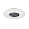 Reality VISBY fan LED chrome, 1-light source, Remote control