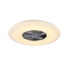 Reality VISBY fan LED chrome, 1-light source, Remote control
