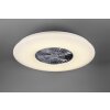 Reality VISBY fan LED chrome, 1-light source, Remote control