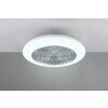 Reality STRALSUND fan LED titanium, 1-light source, Remote control