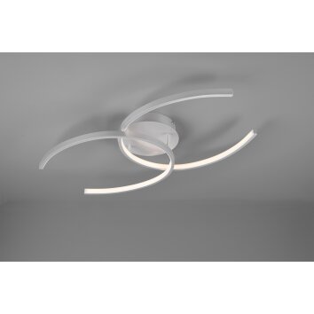 GUINEA Ceiling Light LED titanium, 2-light sources