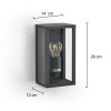 Trio GARONNE Wall Light anthracite, 1-light source