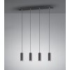 Zuoz Pendant Light black, 4-light sources