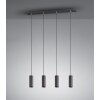 Zuoz Pendant Light black, 4-light sources