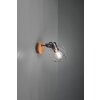 Sundsvall Wall Light Dark wood, black, 1-light source