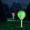 Globo SOLAR path light LED transparent, 2-light sources, Colour changer