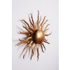 Holländer Sonne wall light gold, brass, 2-light sources