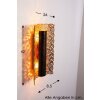 Holländer UTOPISTICO wall light brown, gold, 2-light sources