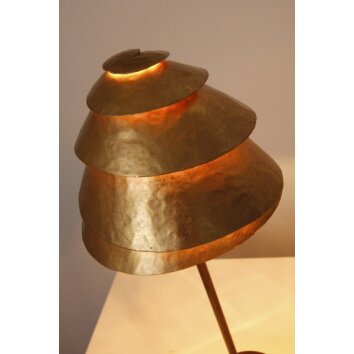 Holländer SNAIL ONE table lamp brown, gold, 1-light source