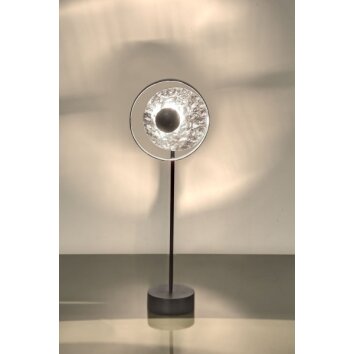 Holländer SATELLITE table lamp black, silver, 1-light source