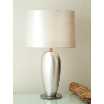 Holländer SIGMA OVAL GRANDE table lamp silver, 1-light source