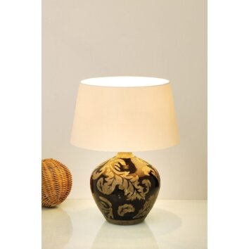 Holländer TOULOUSE table lamp brown, gold, black, 1-light source