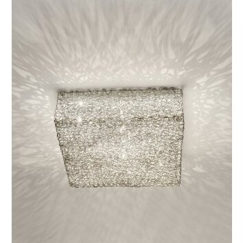 Holländer RIFUGIO ceiling light silver, 9-light sources