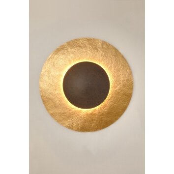 Holländer SATELLITE 2 wall light brown, gold, black, 3-light sources