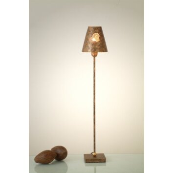 Holländer GANCIO GROSS table lamp brown, gold, 1-light source