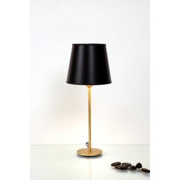 Holländer MATTIA RUND table lamp gold, 1-light source
