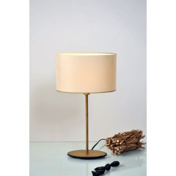 Holländer MATTIA OVAL table lamp gold, white, 1-light source