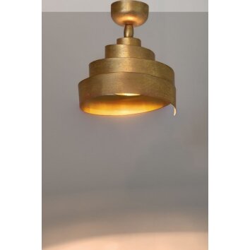 Holländer BANDEROLA ceiling spotlight gold, 1-light source