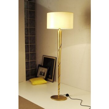 Holländer INNOVAZIONE floor lamp gold, white, 1-light source