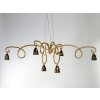 Holländer ALICE FIORIRE hanging light gold, 6-light sources