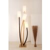 Holländer QUADRANGOLARE floor lamp brown, gold, white, 4-light sources