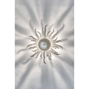 Holländer SONNE PICCOLA wall light silver, 1-light source