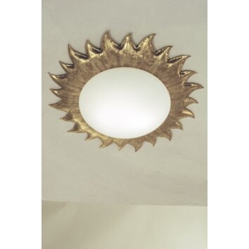 Holländer SOLE GRANDE ceiling light gold, 3-light sources