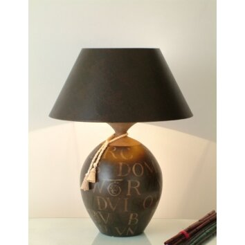 Holländer CARATTERE GRANDISSIMA table lamp dark brown, 1-light source