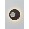 Holländer LUNA wall light LED brown, black, silver, 1-light source
