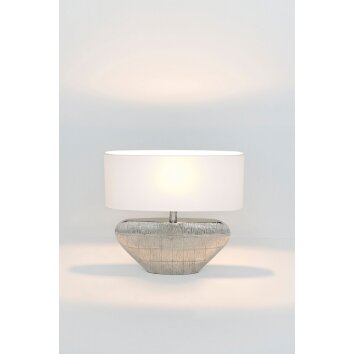 Holländer CLEOPATRA table lamp aluminium, 1-light source