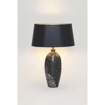 Holländer MARY table lamp gold, black, silver, 1-light source
