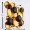 Holländer BOLLADARIA wall light LED gold, black, 9-light sources