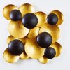 Holländer BOLLADARIA wall light LED gold, black, 9-light sources