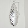 Krokom Wall Light silver, 2-light sources