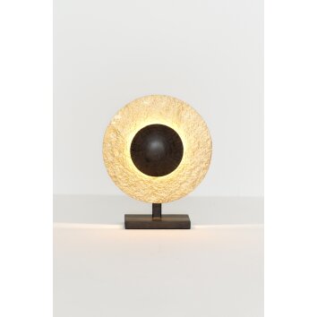 Holländer ECLIPSE KLEIN Table Lamp brown, gold, black, 4-light sources