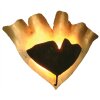 Holländer GINKGO Wall Light brown, gold, 2-light sources