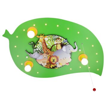 Elobra DSCHUNGEL Ceiling Light green, 3-light sources