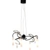 Holländer CASINO Pendant Light black, silver, 5-light sources