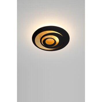 Holländer SPIRALE Ceiling light LED brown, gold, black, 1-light source